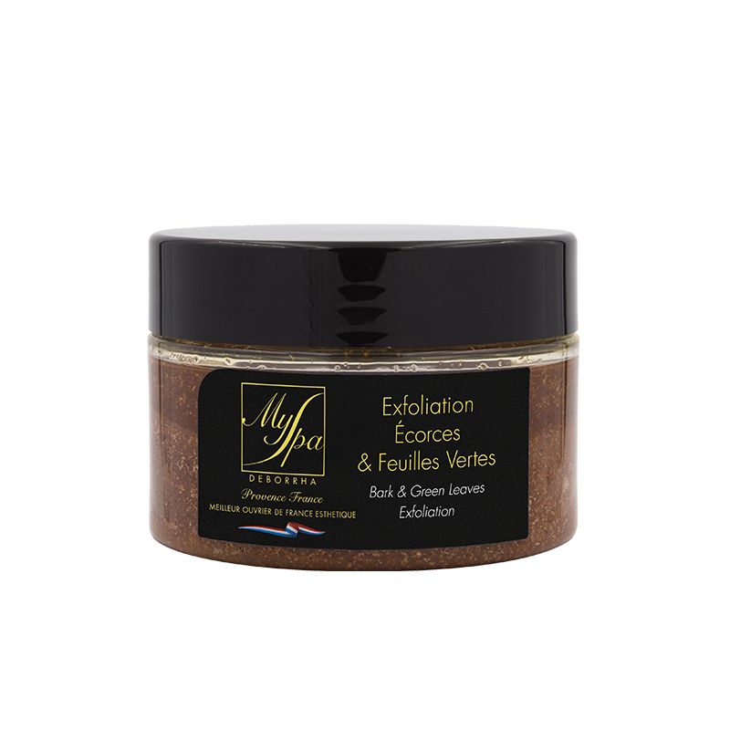 Exfoliation écorces & feuilles vertes 350g